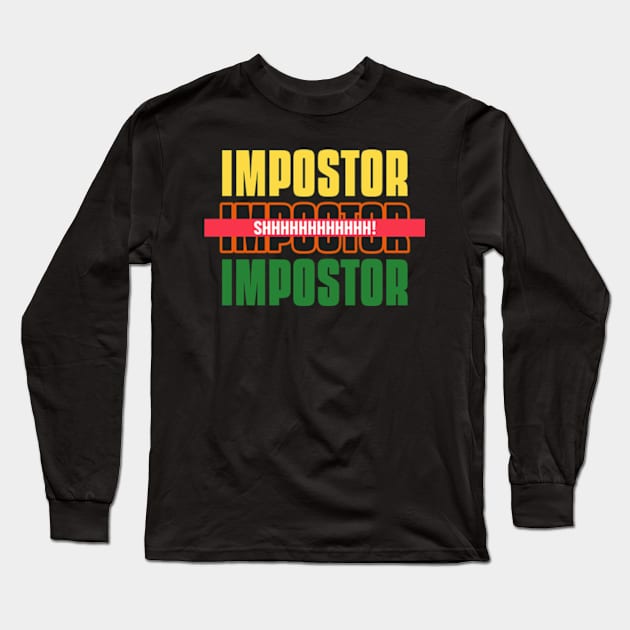 Among Us Imposter Long Sleeve T-Shirt by Merchmatics